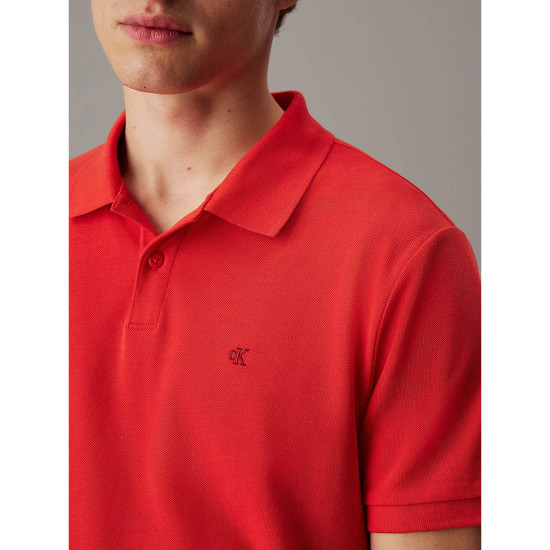 Calvin Klein Ανδρική μπλούζα polo Cotton Pique Polo Shirt